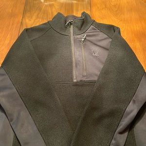 Spider half zip fleece kids large